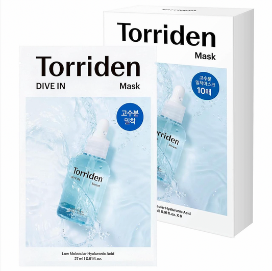 Torriden DIVE-IN Acid facial Mask 10pack, Korean-Skincare