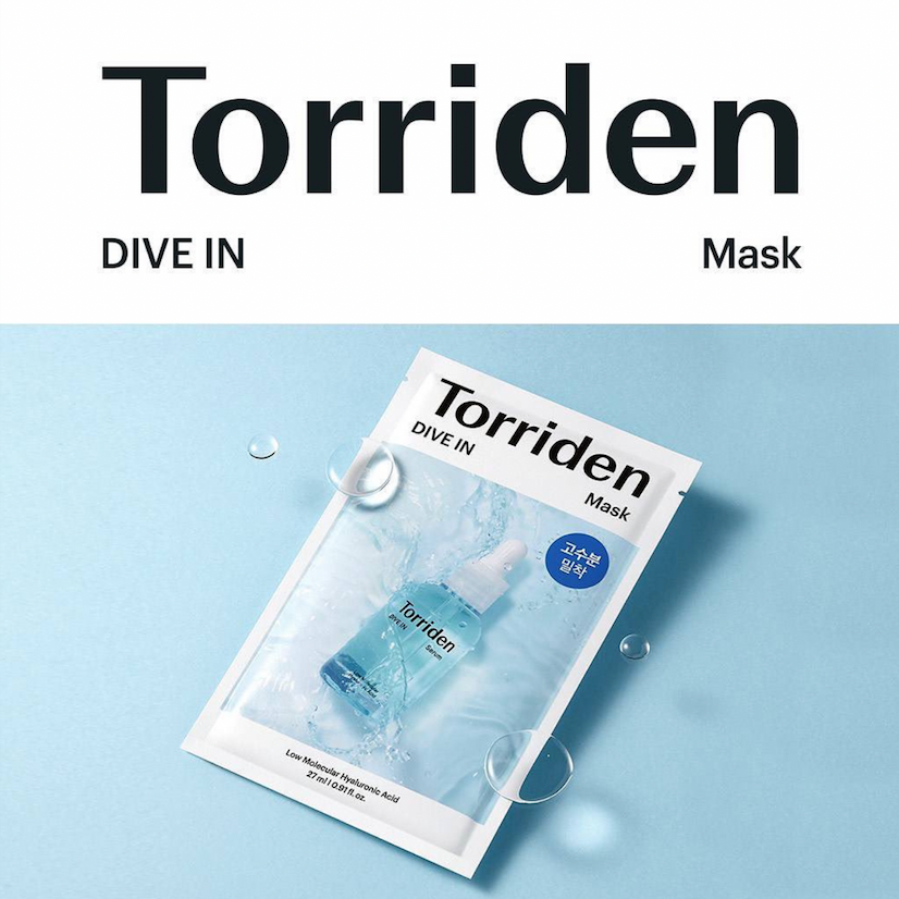 Torriden DIVE-IN Acid facial Mask 10pack, Korean-Skincare