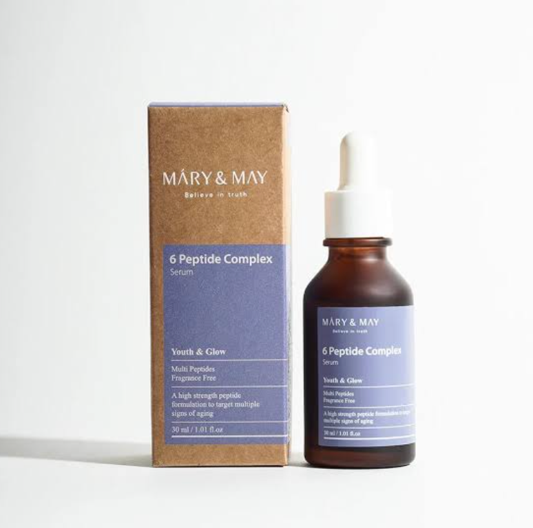 Mary&May - 6 Peptide Complex Serum - 30ml, Korean skincare