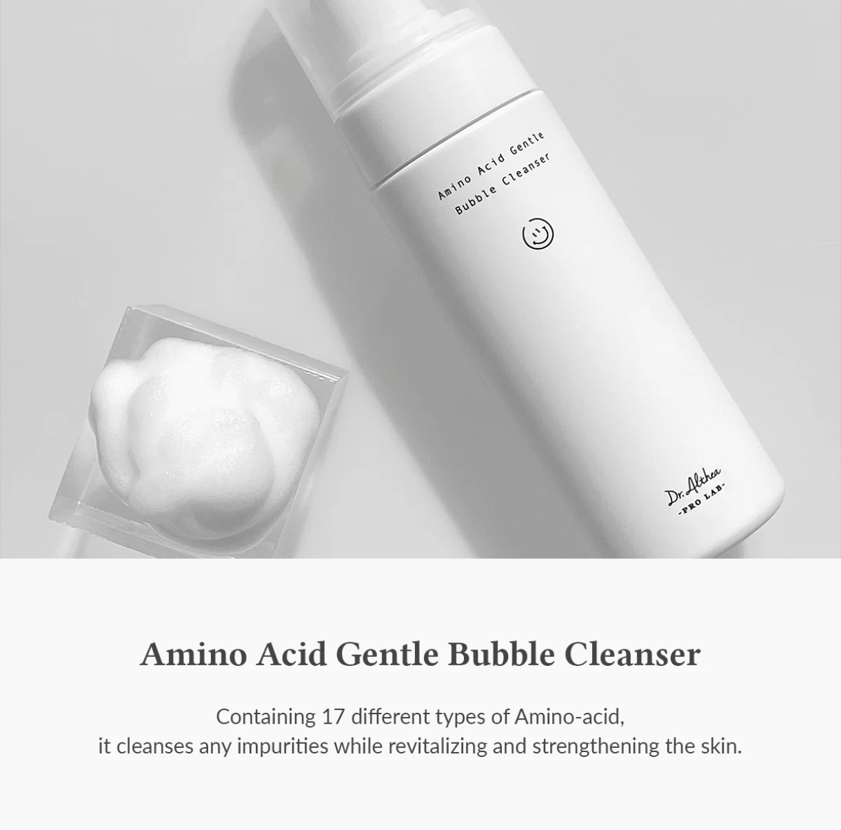 Dr. Althea - Amino Acid Gentle Bubble Cleanser - Gentle Cleansing Foam – 140ml, Korean skincare
