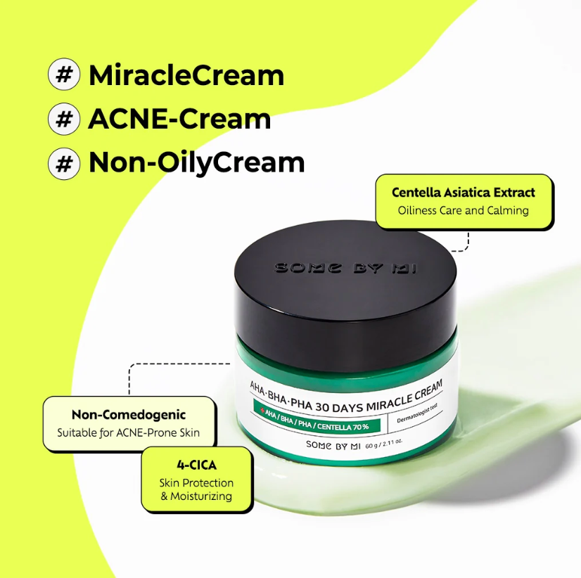 Some By Mi - Propolis B5 Glow Barrier Calming Cream - Regenerating Face Cream with Propolis – 60g, Korean skincare
