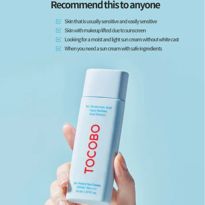 Tocobo - Bio Watery Sun Cream - SPF50 PA++++ - Filter Cream - 50ml 15363 - uniwersalny TOCOBO