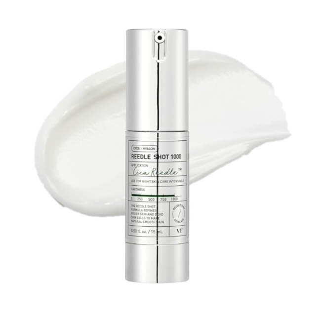 VT Cosmetics – Reedle Shot 1000 – Micro-needle Face Booster – 15ml, Korean skincare