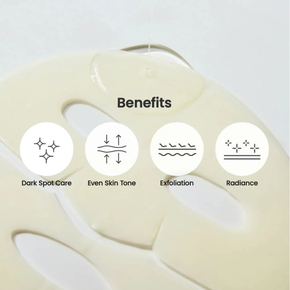 Biodance – Radiant Vita Niacinamide Real Deep Mask – Illuminating Face Mask – 1pc / 34g, Korean Skincare