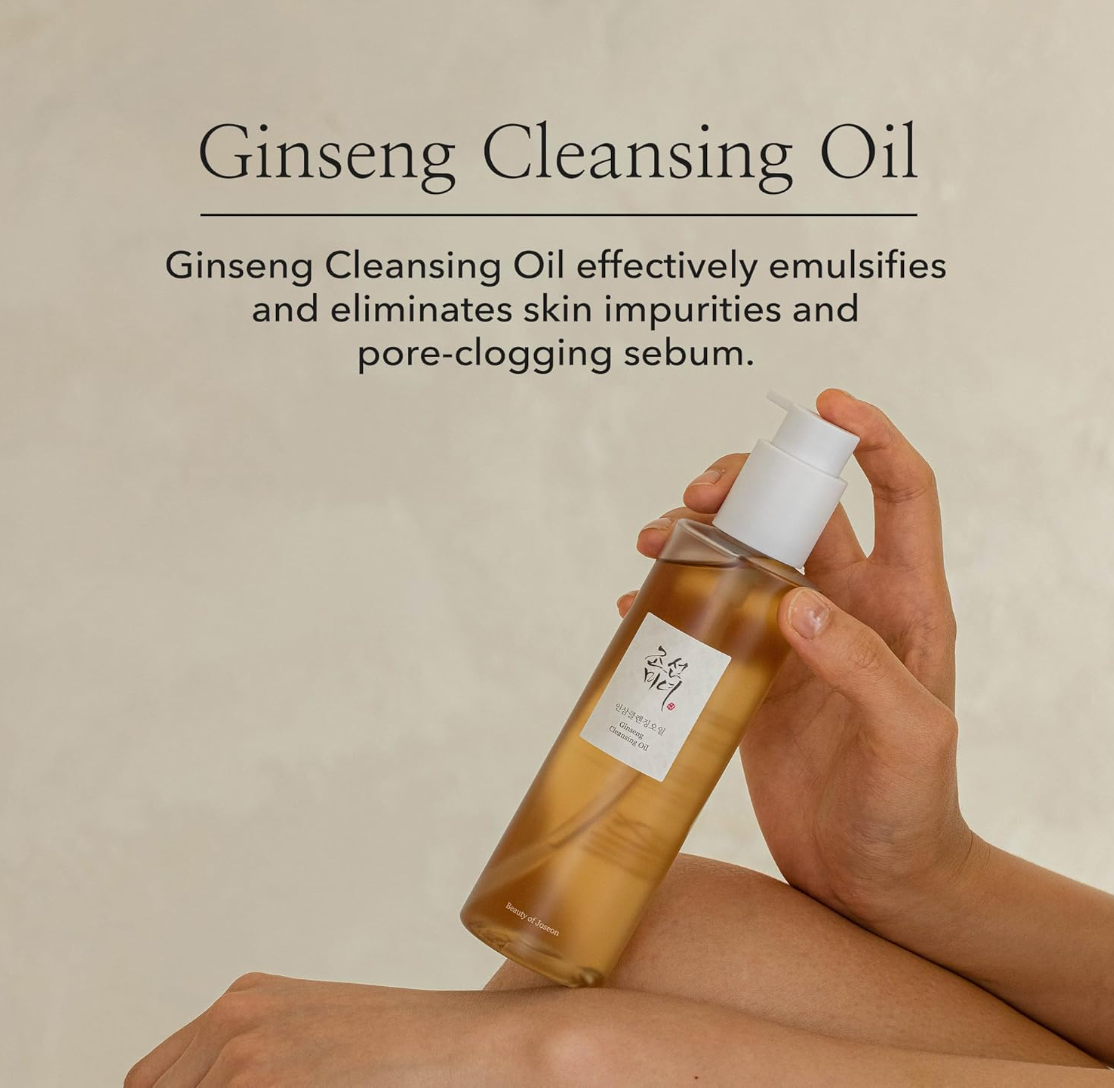 Beauty of Joseon – Ginseng Cleansing Oil - Cleansing Makeup Remover Oil with Ginseng - 210ml, Korean skincare