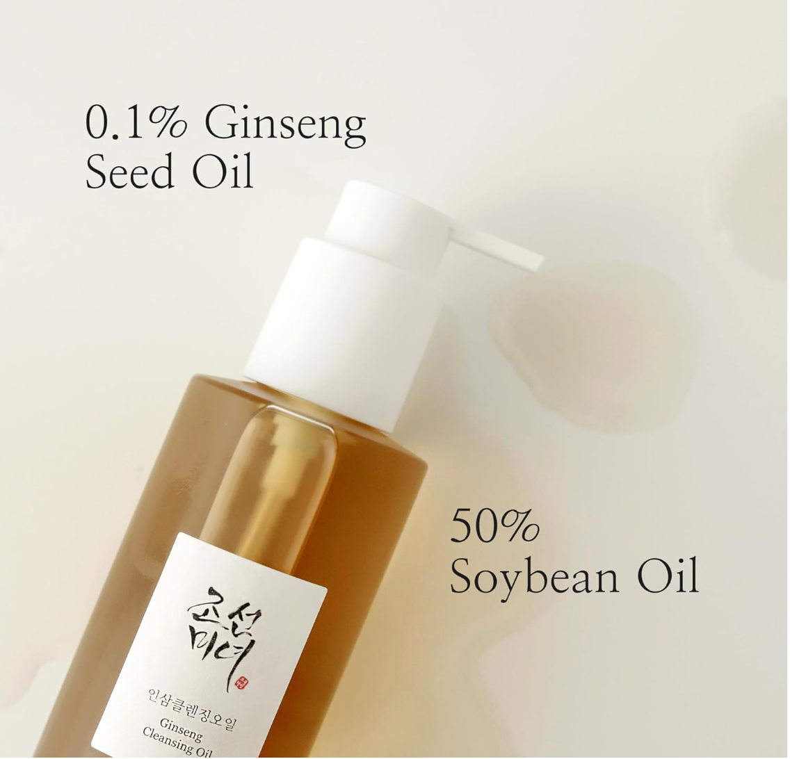 Beauty of Joseon – Ginseng Cleansing Oil - Cleansing Makeup Remover Oil with Ginseng - 210ml, Korean skincare