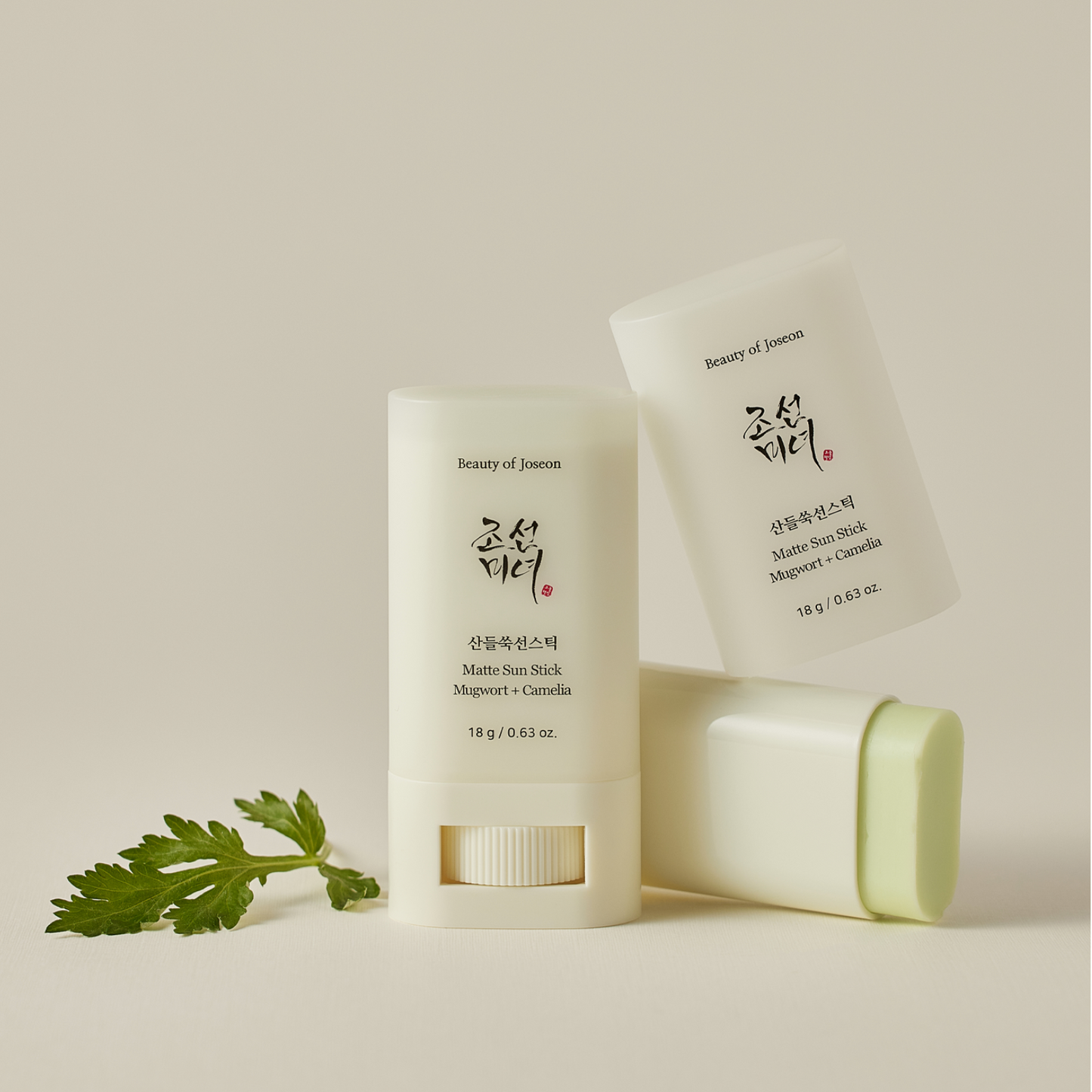 Beauty of Joseon - Matte Sun Stick Mugwort + Camellia SPF50+/PA++++ - Matte Sun Stick - 18g, Korean skincare