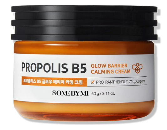 Some By Mi - Propolis B5 Glow Barrier Calming Cream - Regenerating Face Cream with Propolis – 60g, Korean skincare