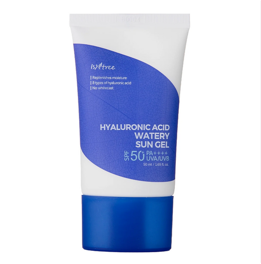 Isntree - Hyaluronic Acid - Watery Sun Gel SPF50+/PA++++ - Lightweight Face Protection Cream - 50ml, Korean Skincare