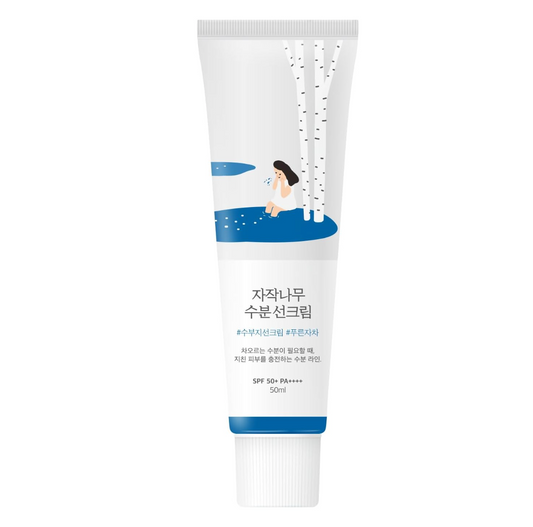 Round Lab - Birch Juice Moisturizing Sun Cream SPF50+ PA++++ - Moisturizing SPF Cream - 50 ml, Korean Skincare